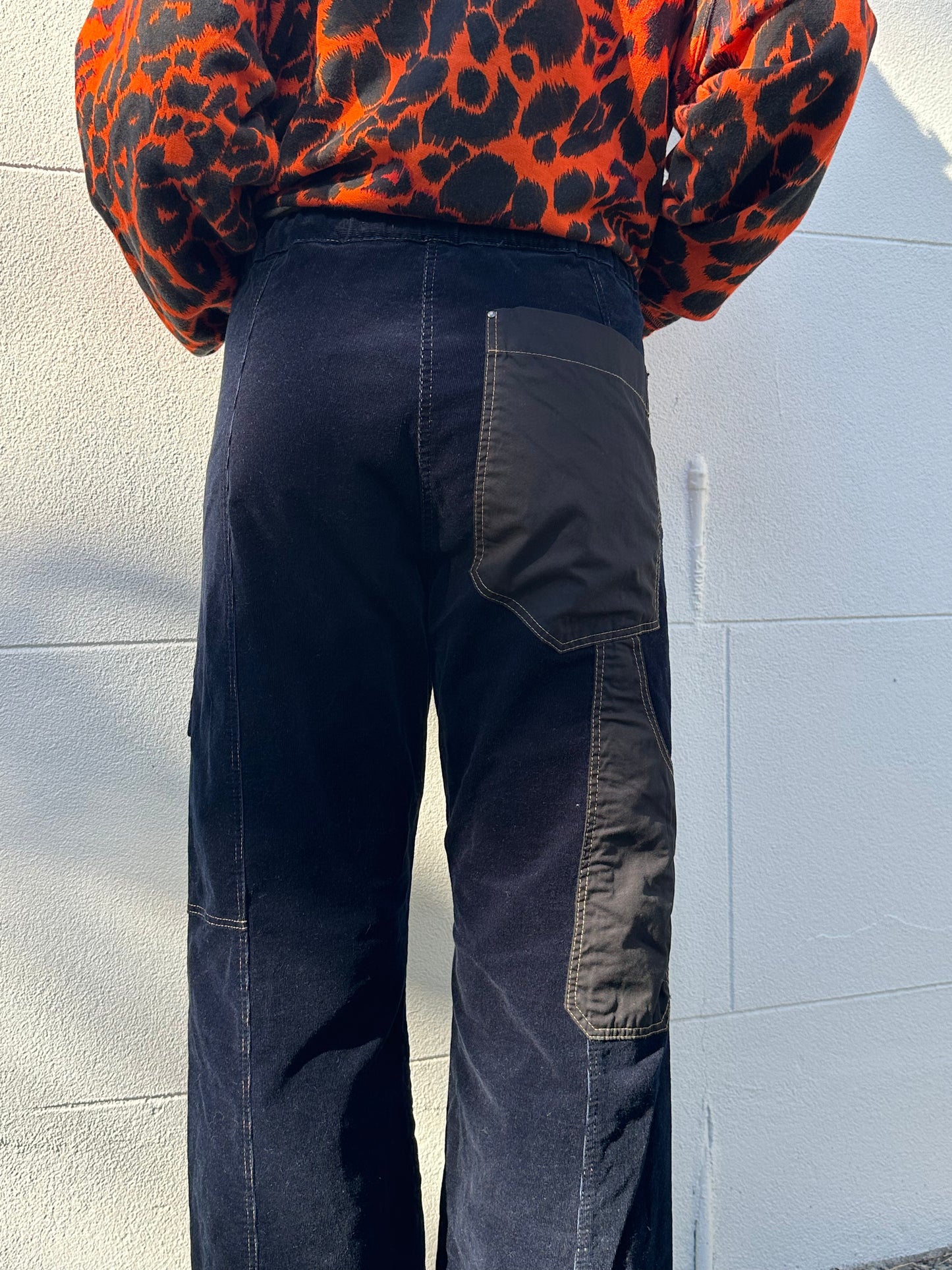 By Freer Navy Cord Pant Size XS