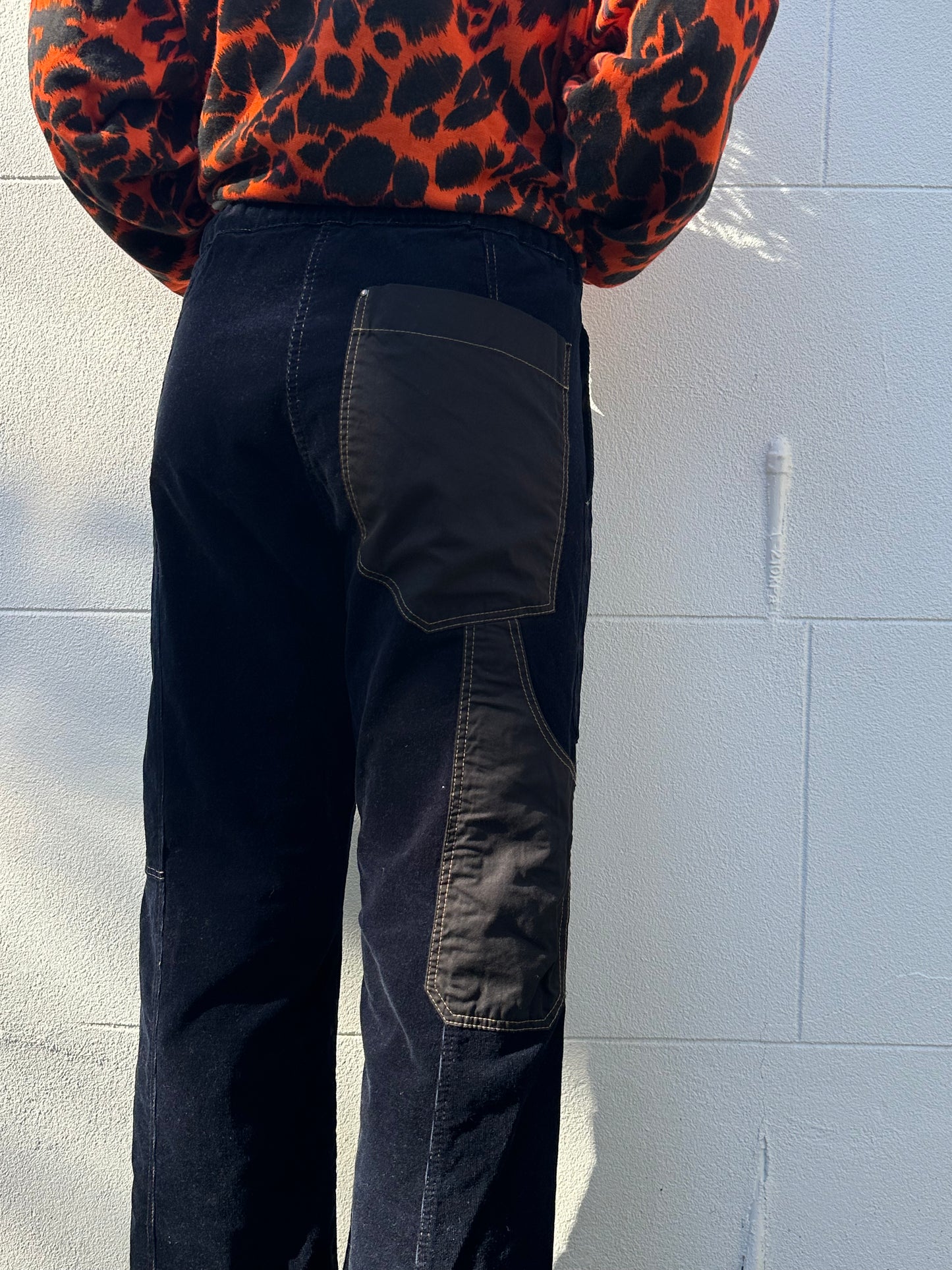 By Freer Navy Cord Pant Size XS