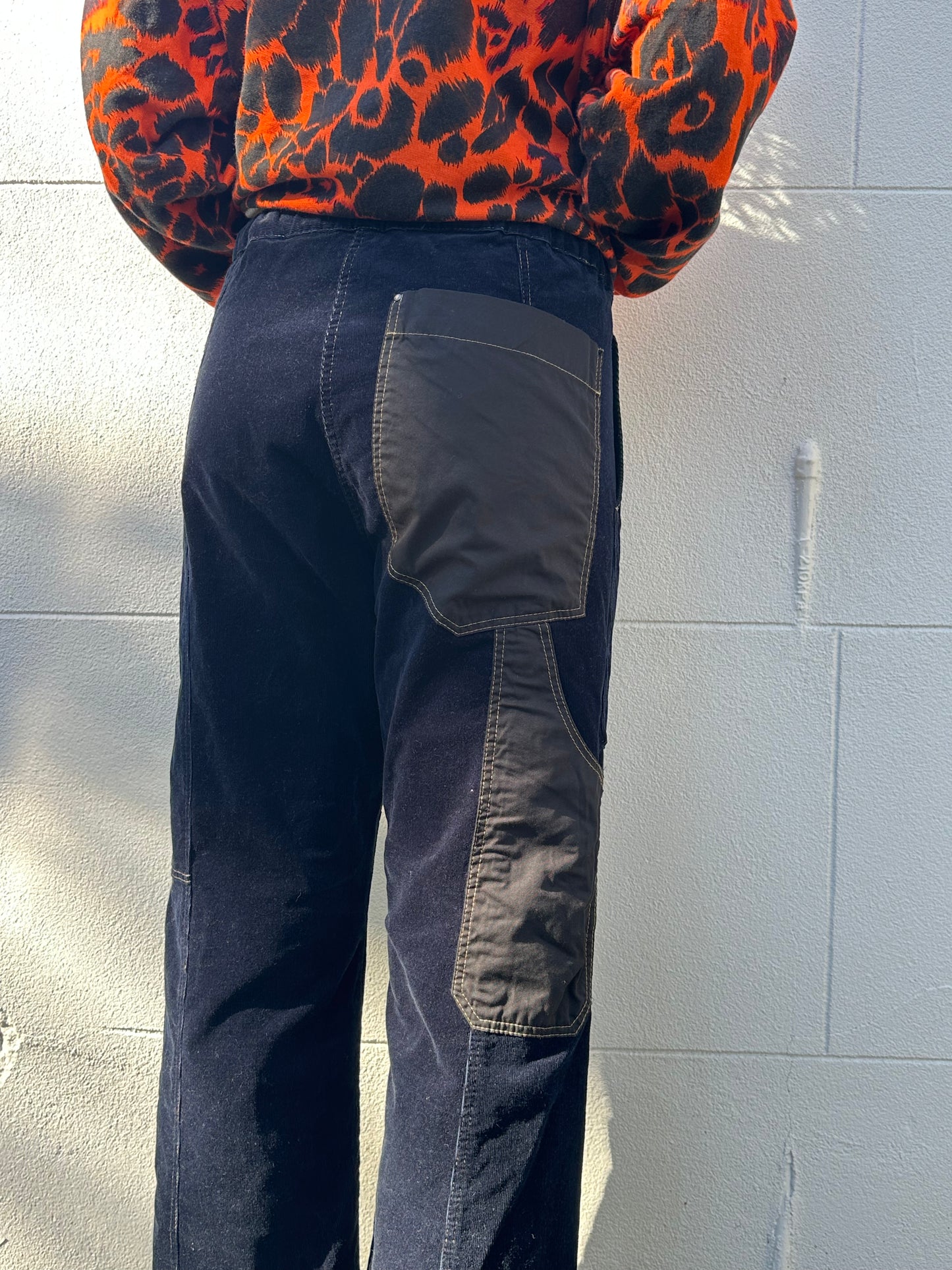 By Freer Navy Cord Pant Size XS
