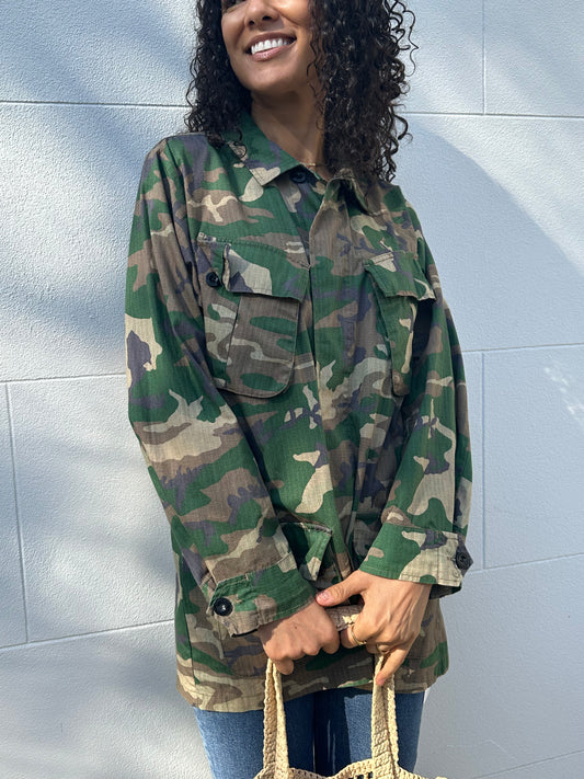 Anine Bing Camo Shirt/Jacket Size M