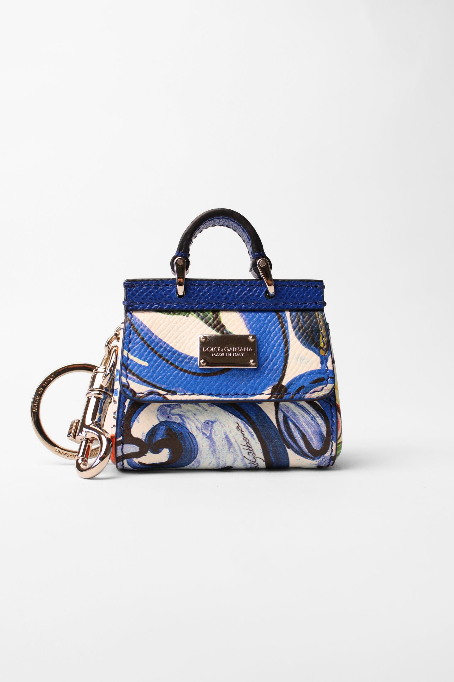 Dolce & Gabbana Blue Mini Bag Keychain / Bag Charm