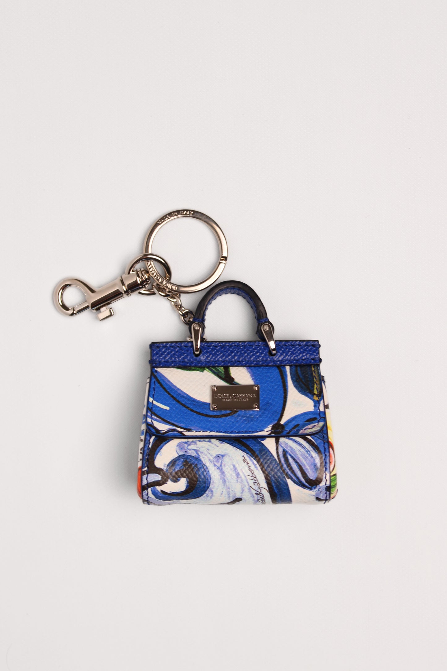 Dolce & Gabbana Blue Mini Bag Keychain / Bag Charm