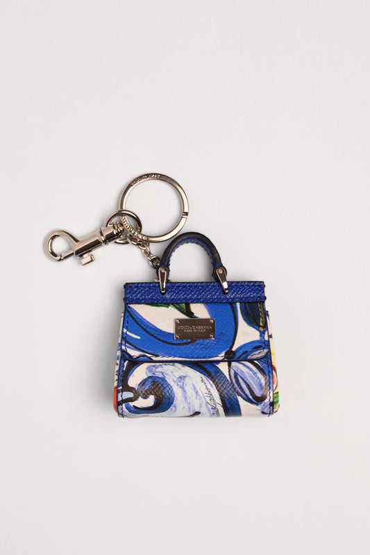 Dolce & Gabbana Blue Mini Bag Keychain / Bag Charm
