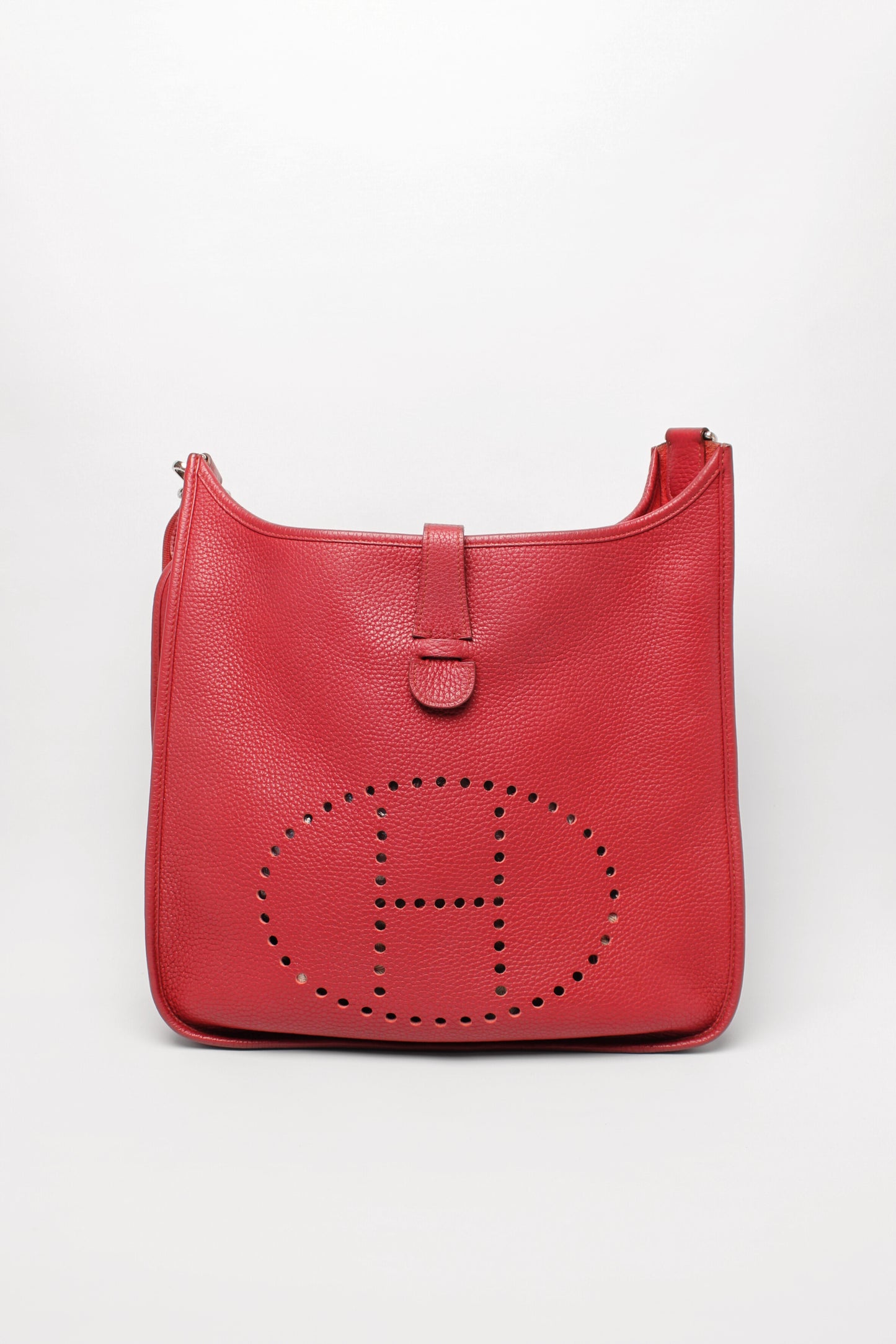 Hermes Evelyne Burgundy Bag Size L