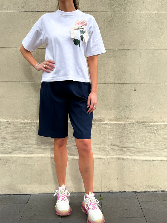 Maison Margiela Blue Long Shorts Size 1