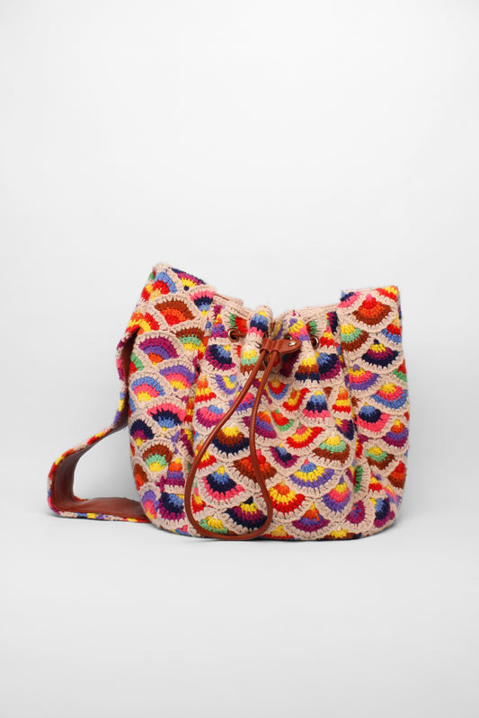 Chloe Multi Crochet Bucket Bag