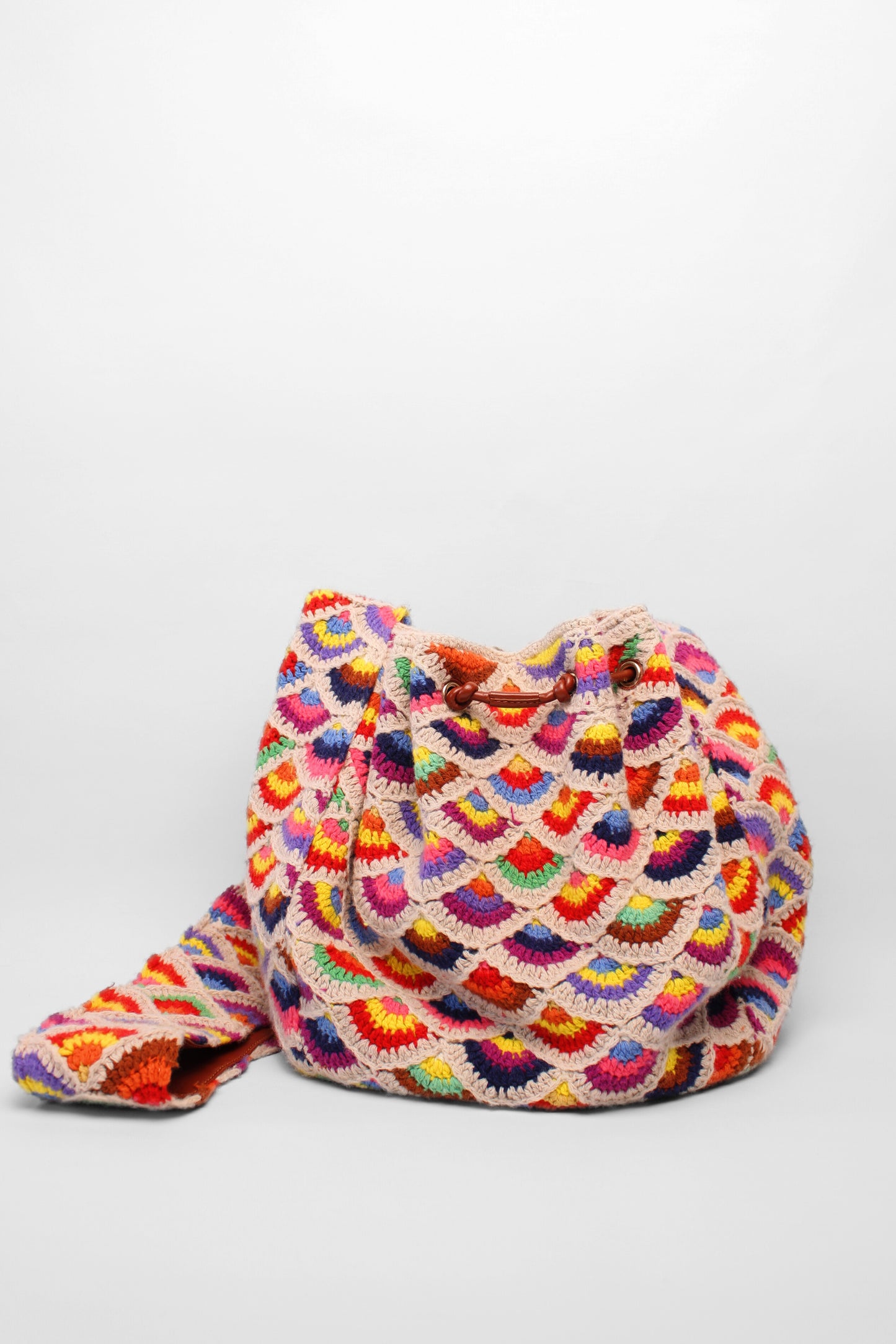 Chloe Multi Crochet Bucket Bag