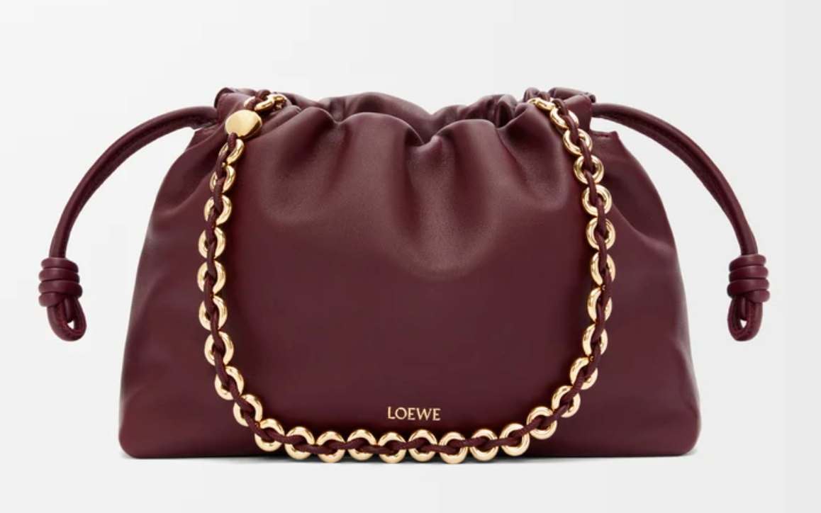 Loewe Medium Flamenco Dark Burgundy Handbag